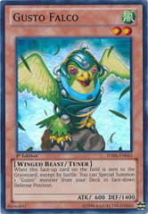Gusto Falco - HA06-EN043 - Super Rare - 1st Edition